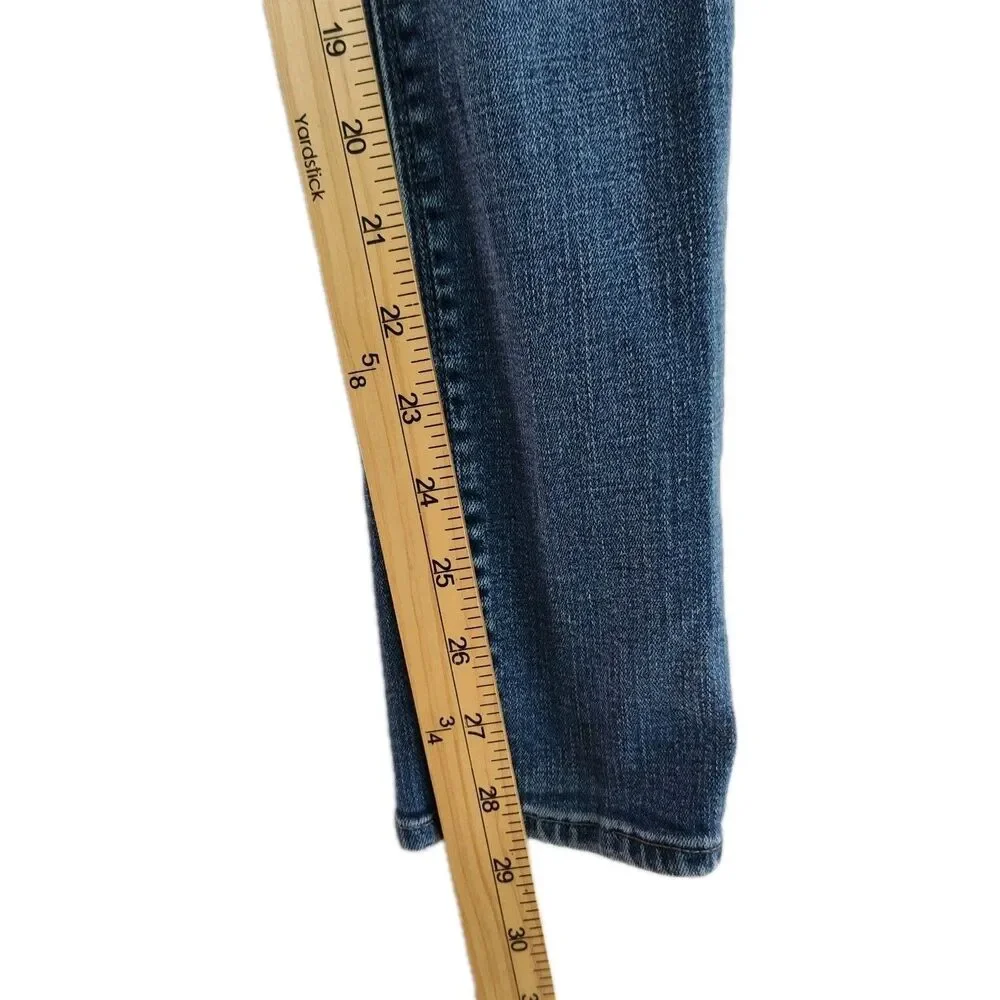Lucky Brand Bridgette Skinny Women's Ankle Jeans, Size 00/24, Distressed, Blue - Picture 6 of 14